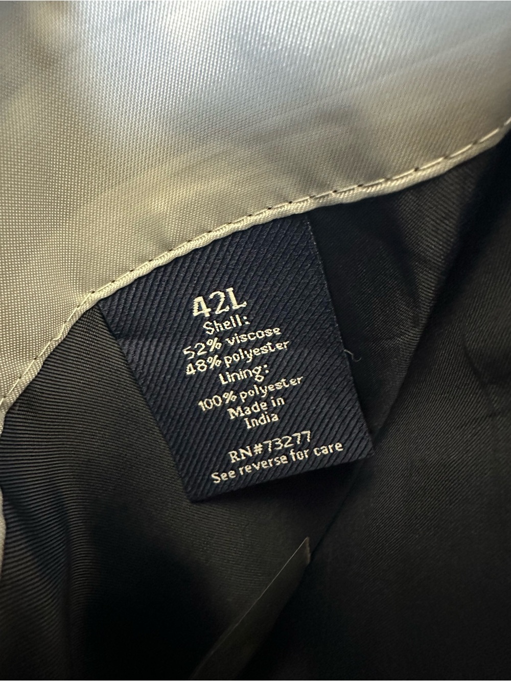 NWT Croft & Barrow Men's Slate Blue Sport Coat - Picture 6 of 7